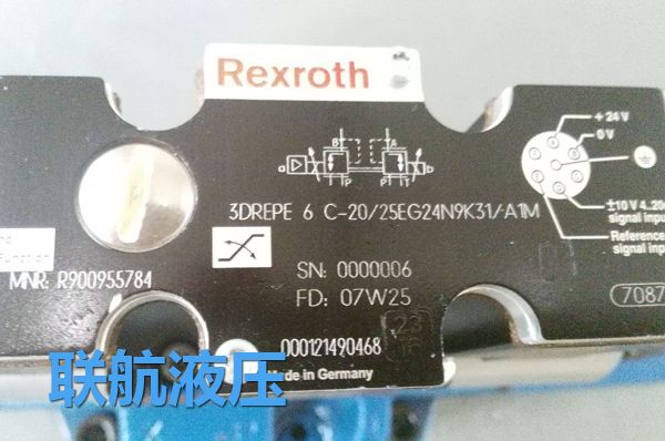力士樂(lè)比例閥 R900955784   3DREPE6C-20-25EG24N9K31-A1M